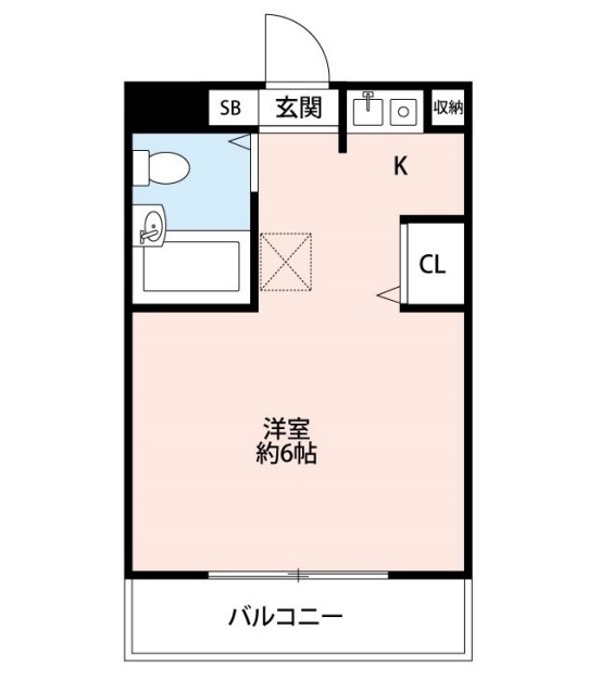 プチハビタナカヤの間取り
