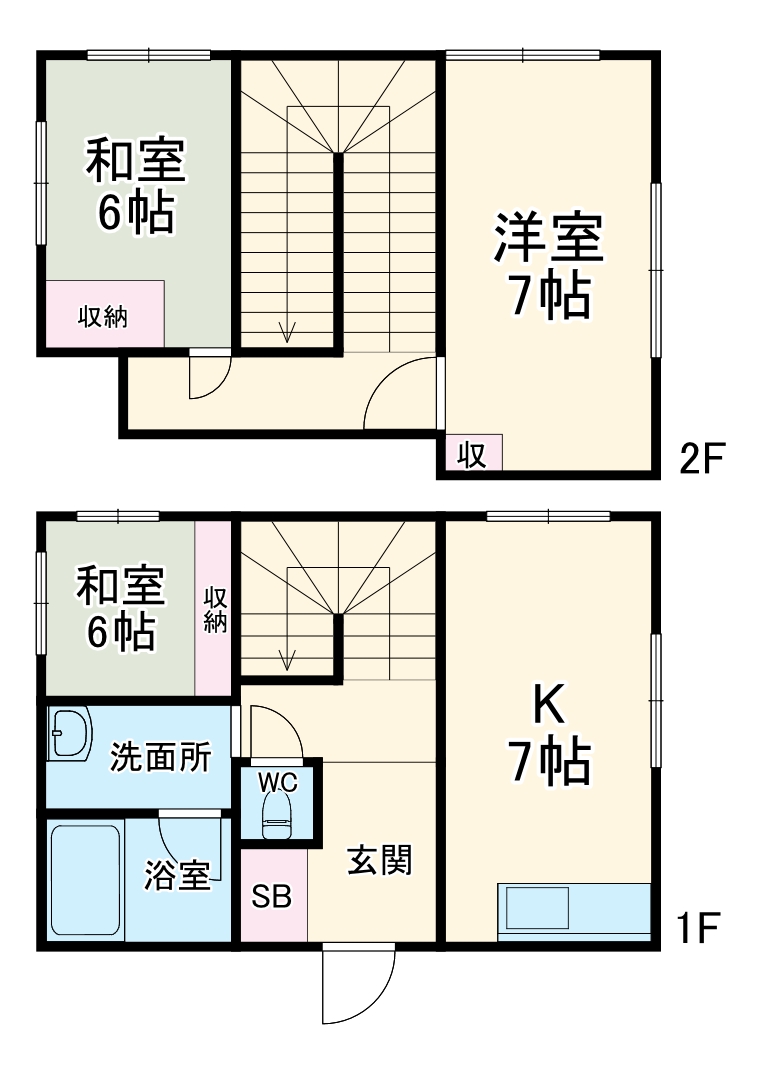 加須市馬内戸建の間取り