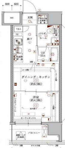 ベルシード綾瀬ドゥーエ#Rの間取り