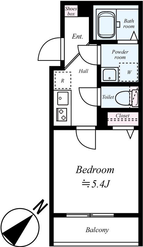 GRADUS新河岸Ⅱの間取り