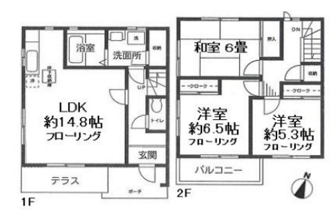 アイリス参番館の間取り