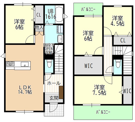 小幡千代田2010-1KODATEXⅥの間取り