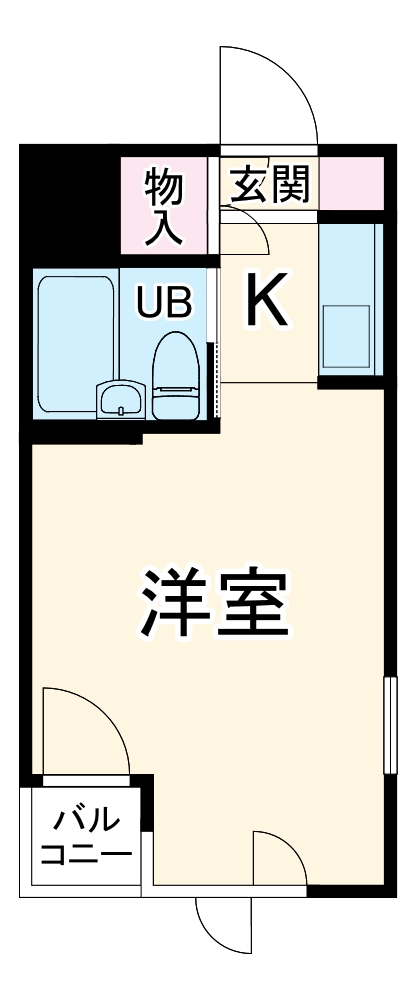 スカイコート西谷の間取り