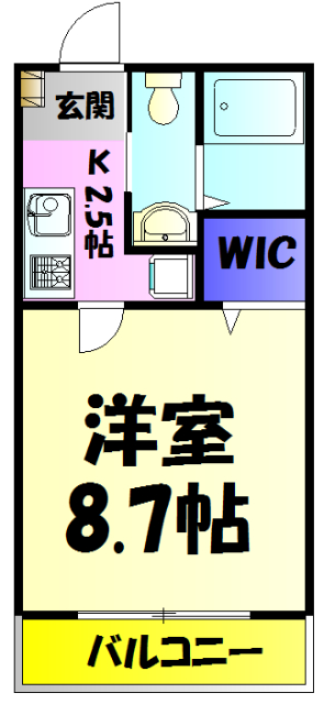 AJ津田沼Ⅲの間取り