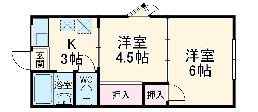 サンハイツの間取り