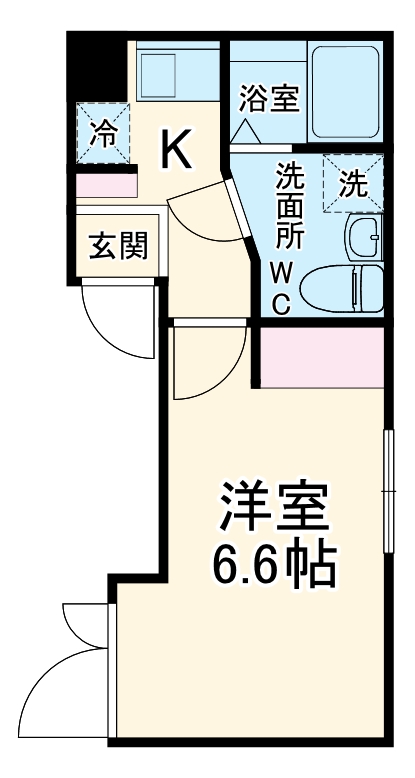 ハレレア横浜反町の間取り