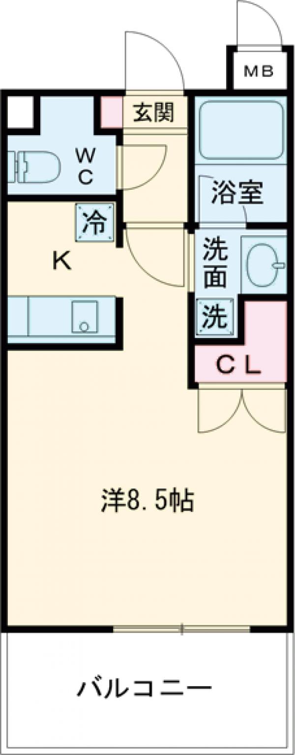 ソレアード武蔵野の間取り