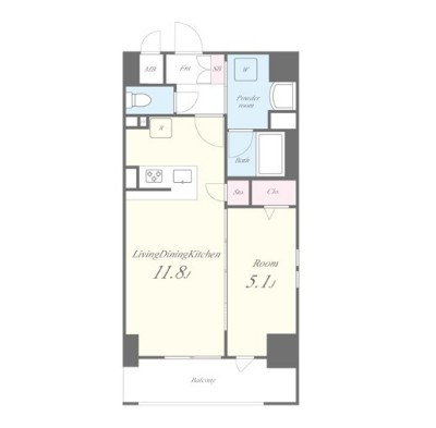 Residence Omiya Hikawasandoの間取り