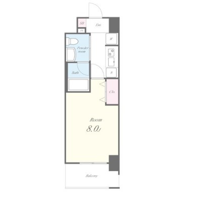 Residence Omiya Hikawasandoの間取り