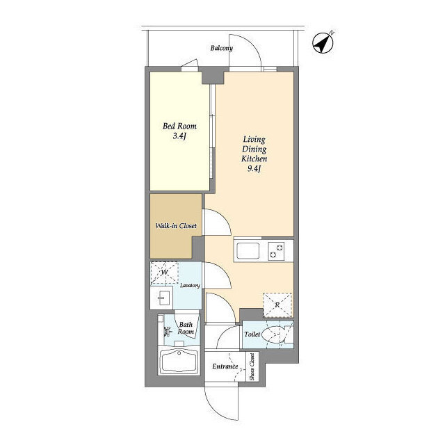 ドゥーエ曳舟Ⅱの間取り