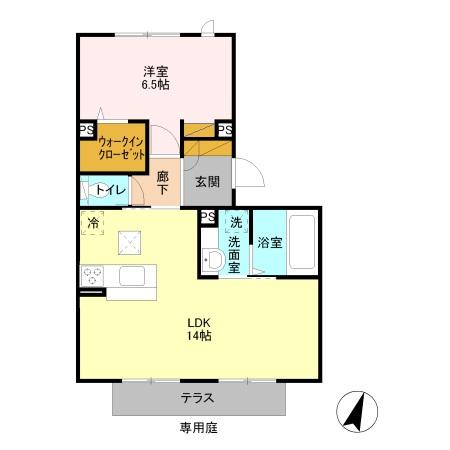 プルメリアの間取り