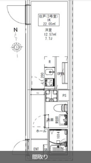 with下高井戸の間取り