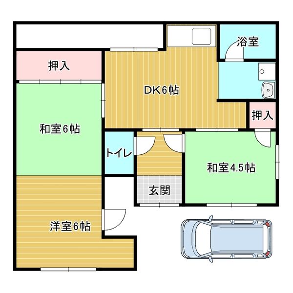 TZ住宅花長町の間取り