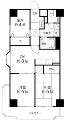 T'S garden越谷大袋の間取り