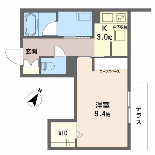 クリザンテームの間取り