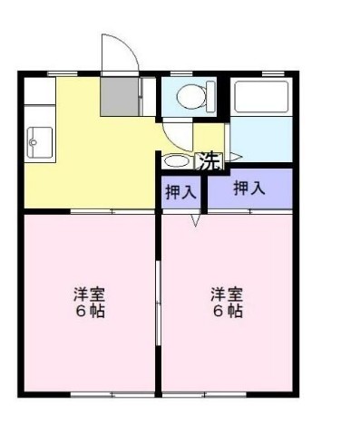 コーポPBⅢの間取り