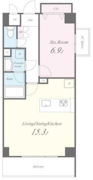 セボーンミナミスナの間取り