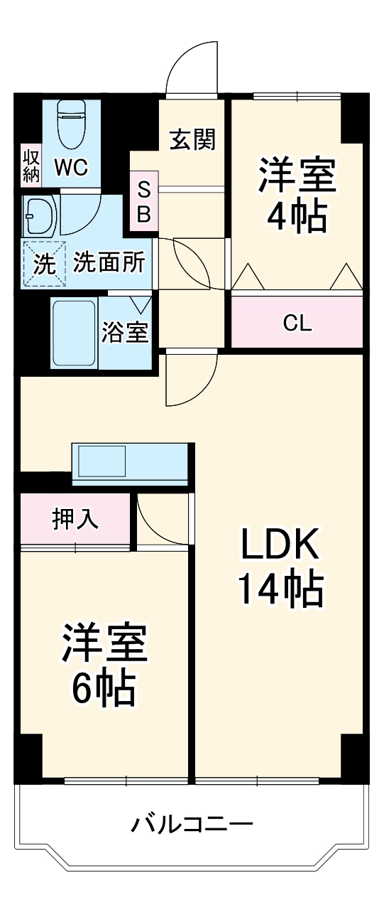 T’s garden 越谷大袋の間取り