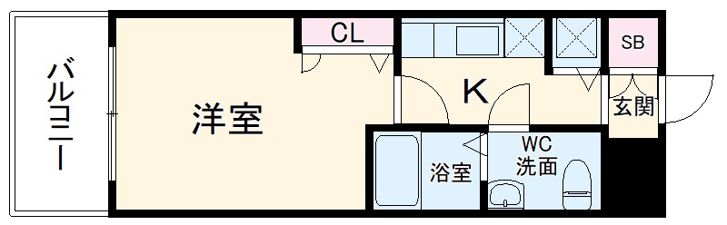 ピュアドームグランテージ博多の間取り