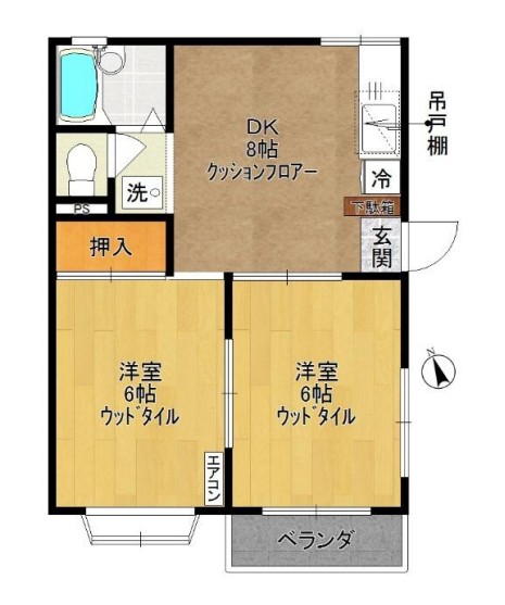 ヴィラ・フェリーチェの間取り