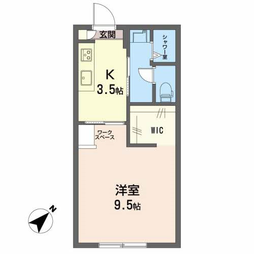 コアロード佐藤Bの間取り