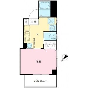 みおつくし堂島Ⅱの間取り