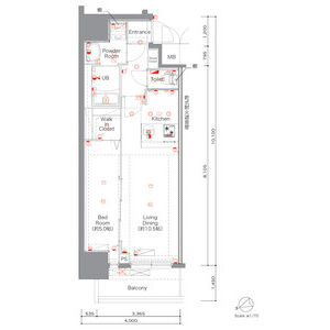 MAXIV名古屋上前津の間取り