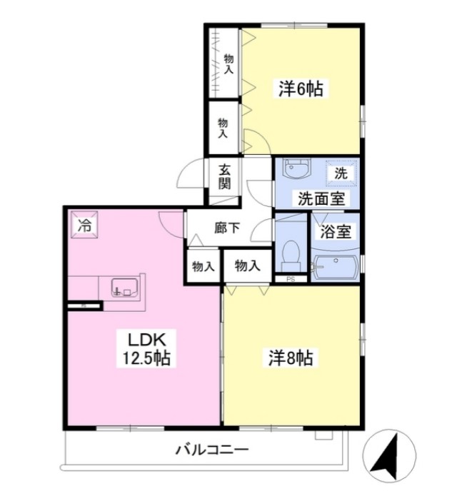ペイサージュAの間取り