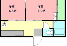 橋本ハイツの間取り