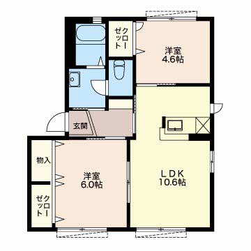 オークパルAの間取り