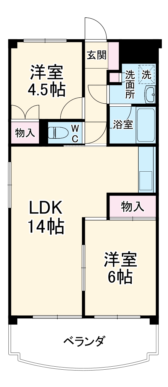 サンルートNON・NOの間取り