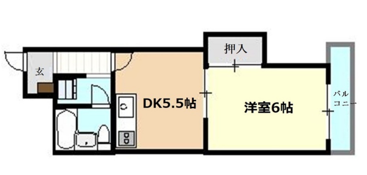 メゾンサプリームの間取り