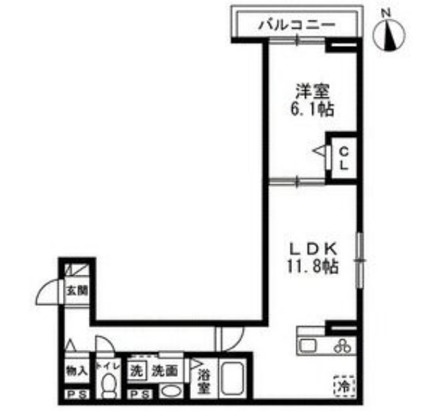 セレスティア豊玉南の間取り