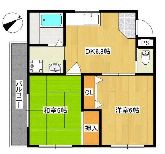 ベルクロシェットの間取り