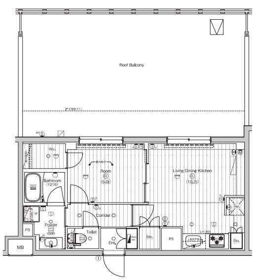 (仮称)PREMIUM CUBE東高円寺DEUXの間取り