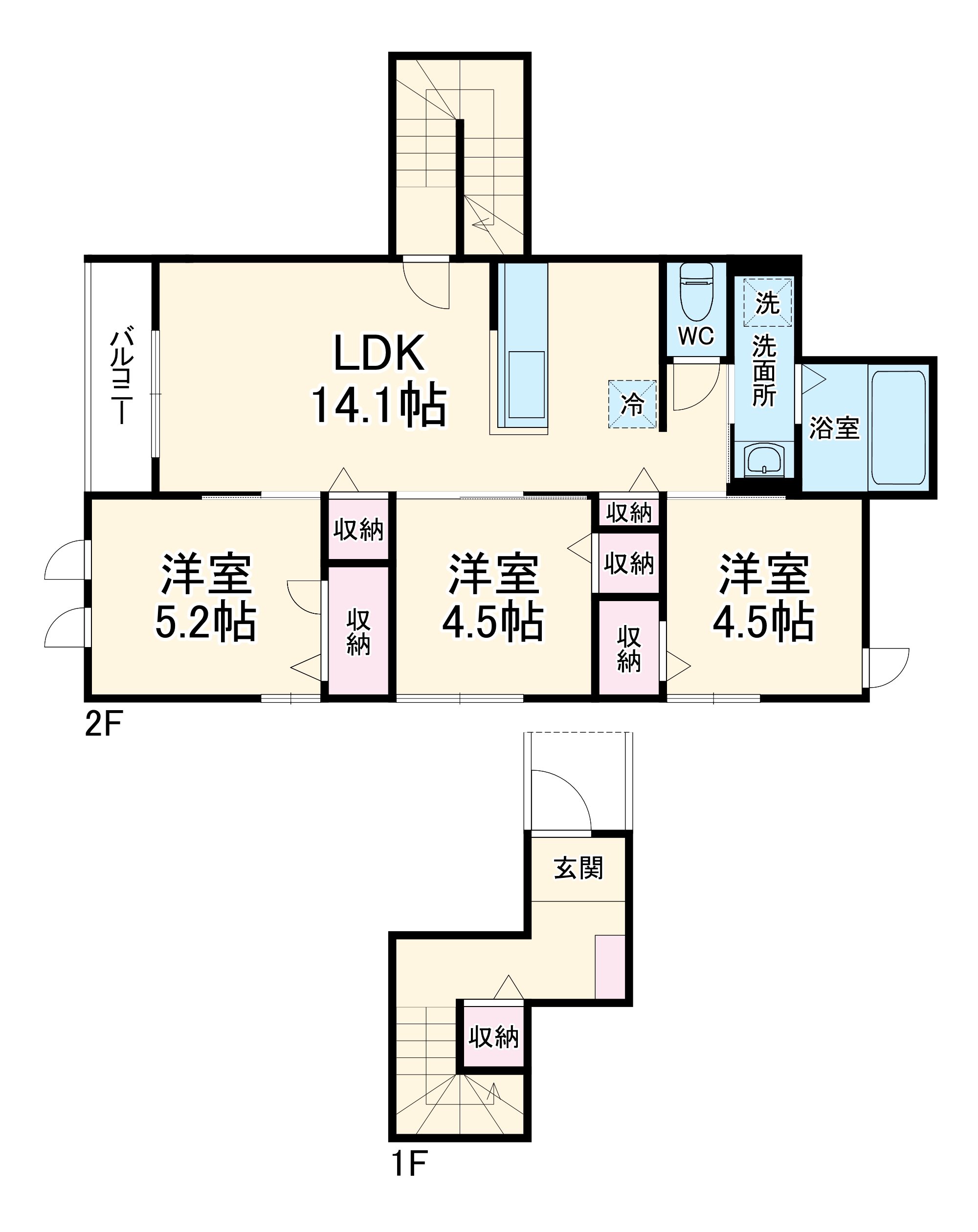 ラ ルーチェ 櫻の間取り