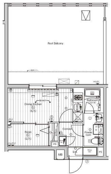(仮称)PREMIUM CUBE東高円寺DEUXの間取り
