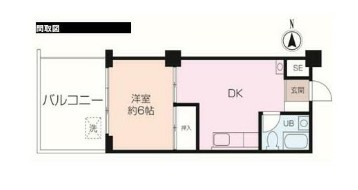 マンション下目黒の間取り