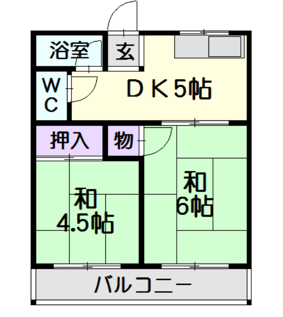 コーポブリアンの間取り
