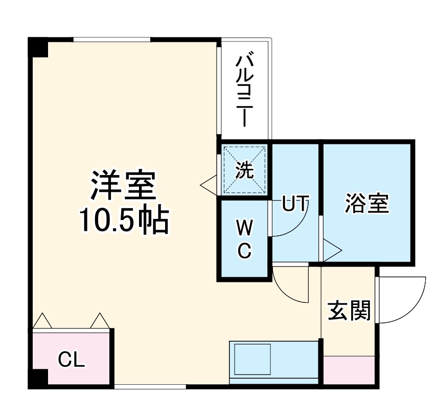 ハイツプルニエの間取り