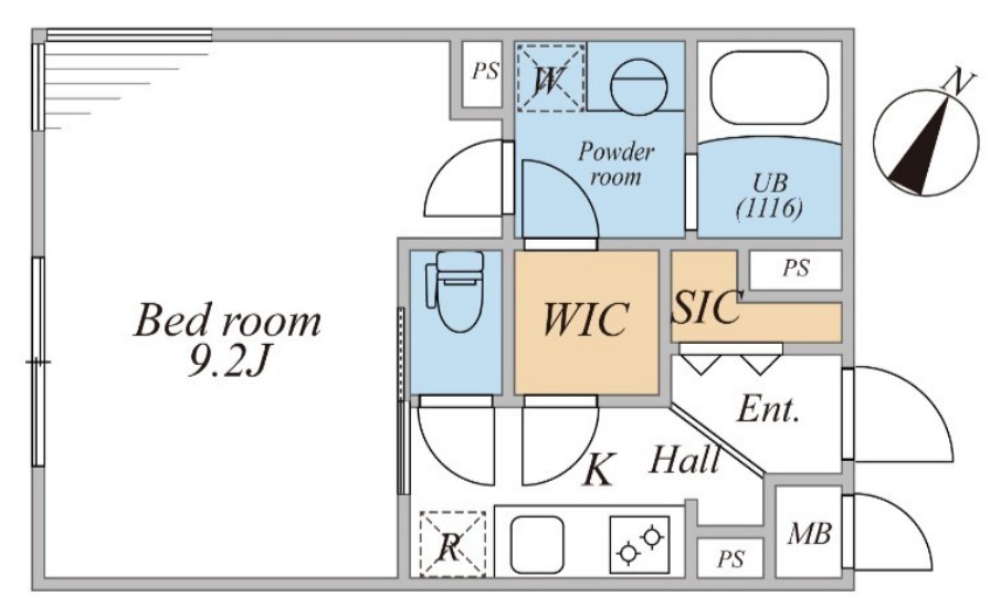 LEGALAND三軒茶屋Southの間取り