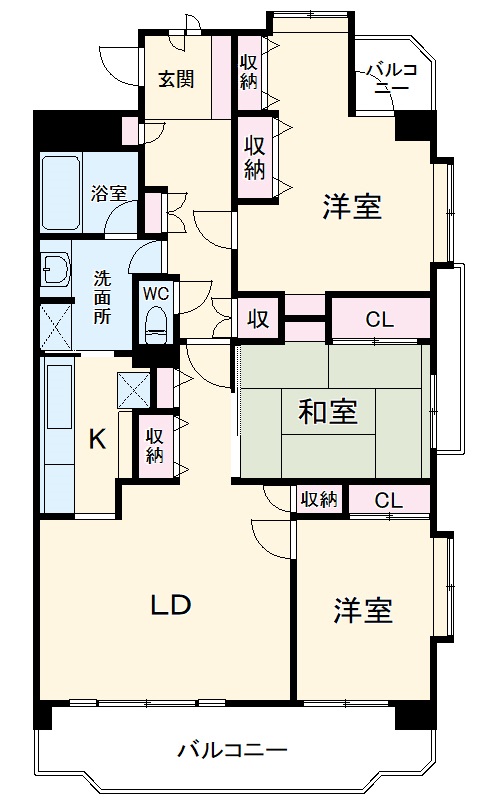 ＬＥＯ拾八番館の間取り
