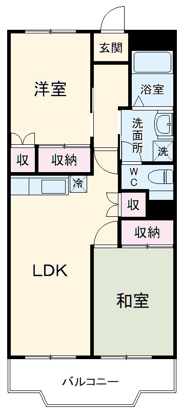 レジデンス香久山の間取り