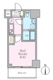 Alivis松戸の間取り