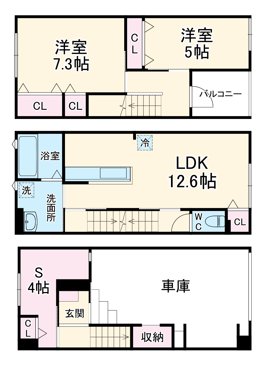 くぅガーデンの間取り