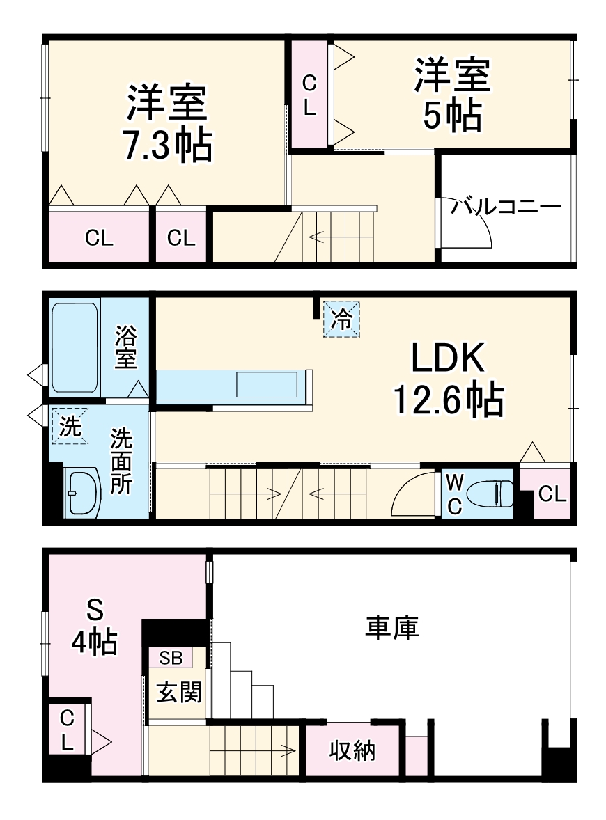 くぅガーデンの間取り