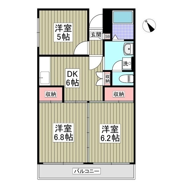 パークタウン鶴ヶ島の間取り