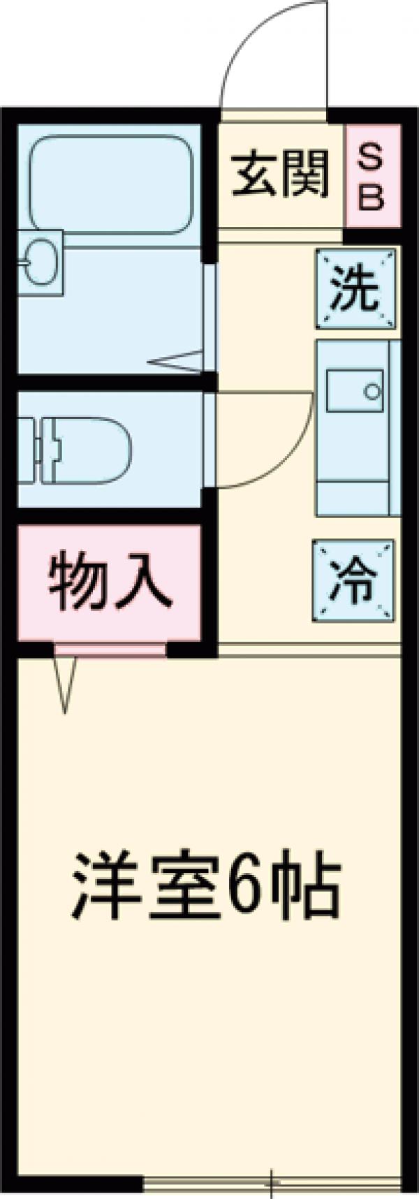 メゾンD'Eの間取り