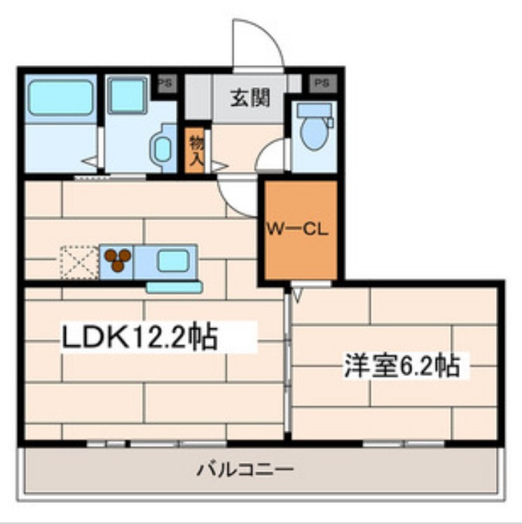 RichesseDwell溝ノ口の間取り