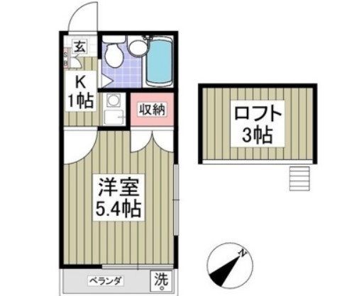 ソレイユ大船第1の間取り